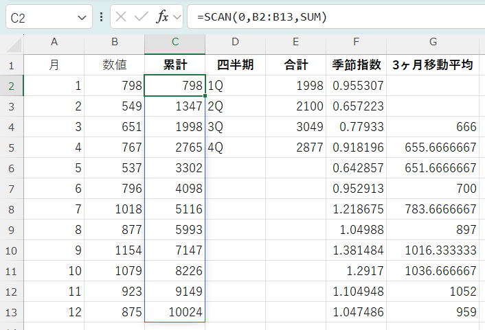 スピルの基本練習と最新関数